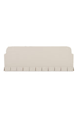 Modern European furniture - Pleated Skirt Fabric Sofa - www.oroa.com
