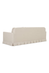 Modern European furniture - Pleated Skirt Fabric Sofa - www.oroa.com