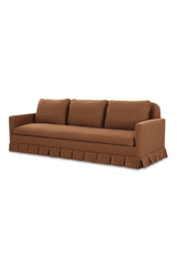 Modern European furniture - Pleated Skirt Fabric Sofa - www.oroa.com