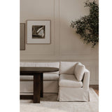 Modern European furniture - Beige U-Shaped Dining Banquette Slipcover L - www.oroa.com