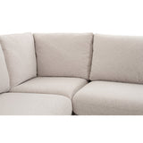 Modern European furniture - Beige U-Shaped Dining Banquette Slipcover L - www.oroa.com