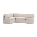 Modern European furniture - Beige L-Shaped Dining Banquette Slipcover XS - www.oroa.com