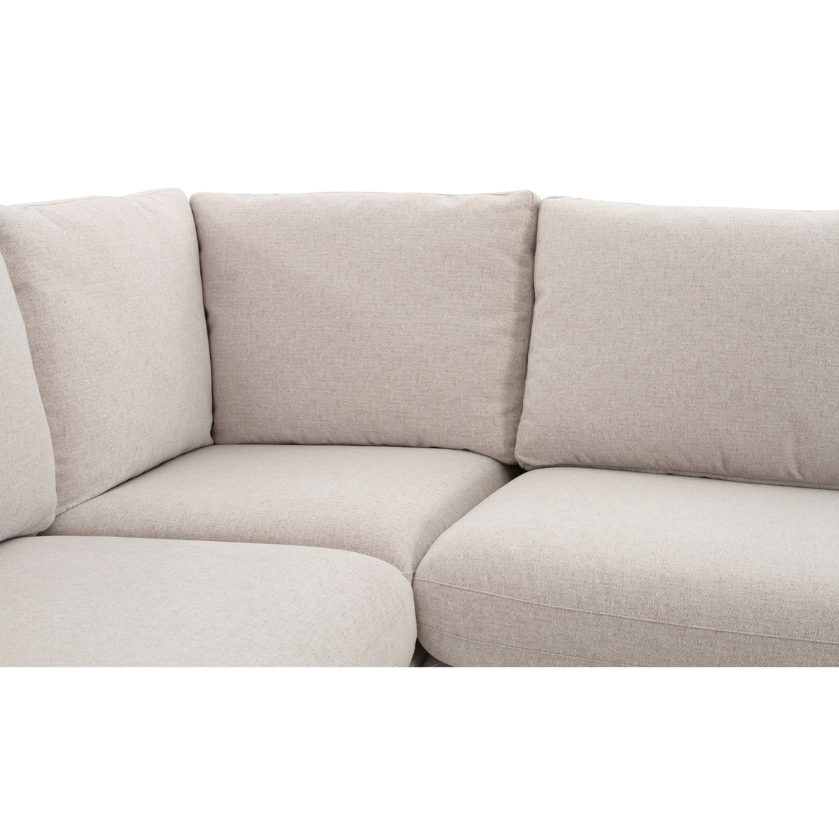 Modern European furniture - Beige L-Shaped Dining Banquette Slipcover XS - www.oroa.com