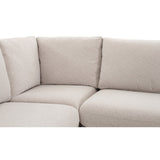 Modern European furniture - Beige L-Shaped Dining Banquette Slipcover XS - www.oroa.com