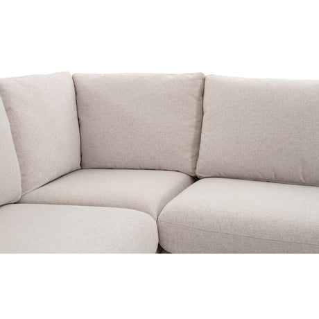 Modern European furniture - Beige L-Shaped Dining Banquette Slipcover XS - www.oroa.com