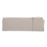 Modern European furniture - Beige L-Shaped Dining Banquette Slipcover S - www.oroa.com