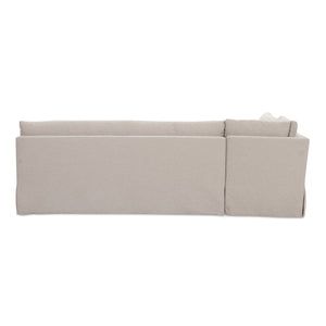 Modern European furniture - Beige L-Shaped Dining Banquette Slipcover S - www.oroa.com