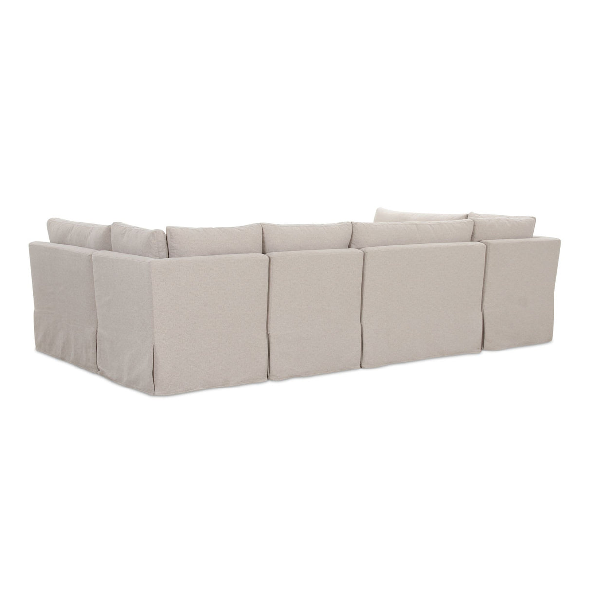 Modern European furniture - Beige U-Shaped Dining Banquette Slipcover XS - www.oroa.com