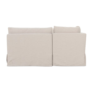 Modern European furniture - Beige U-Shaped Dining Banquette Slipcover S - www.oroa.com