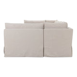 Modern European furniture - Beige U-Shaped Dining Banquette Slipcover M - www.oroa.com