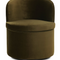 Modern European furniture - Upholstered Swivel Dining Chair - www.oroa.com