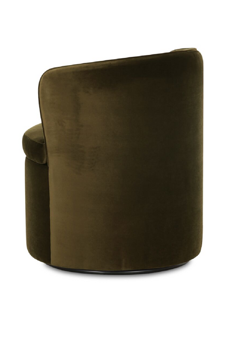 Modern European furniture - Upholstered Swivel Dining Chair - www.oroa.com