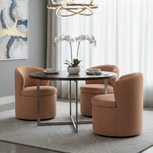   Modern European furniture - Upholstered Swivel Dining Chair - www.oroa.com | Oroa.com