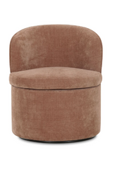 Modern European furniture - Upholstered Swivel Dining Chair - www.oroa.com