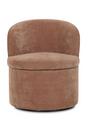 Modern European furniture - Upholstered Swivel Dining Chair - www.oroa.com