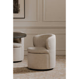 Modern European furniture - Upholstered Swivel Dining Chair - www.oroa.com