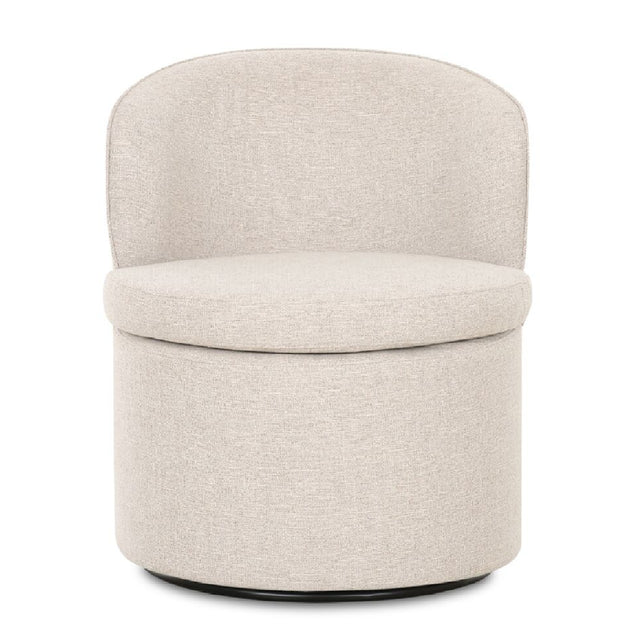 Modern European furniture - Upholstered Swivel Dining Chair - www.oroa.com