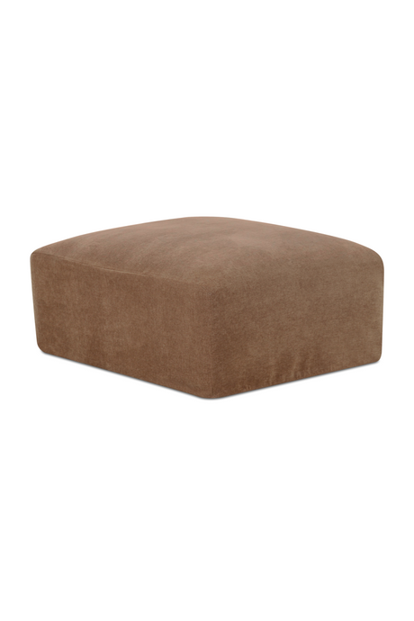 Brown Slipcover Ottoman | Novi Living Isla | Oroa.com