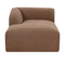 Modern European furniture - Brown Modular Sofa - www.oroa.com