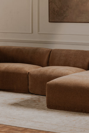 Brown Modular Sofa | Novi Living Isla | Oroa.com