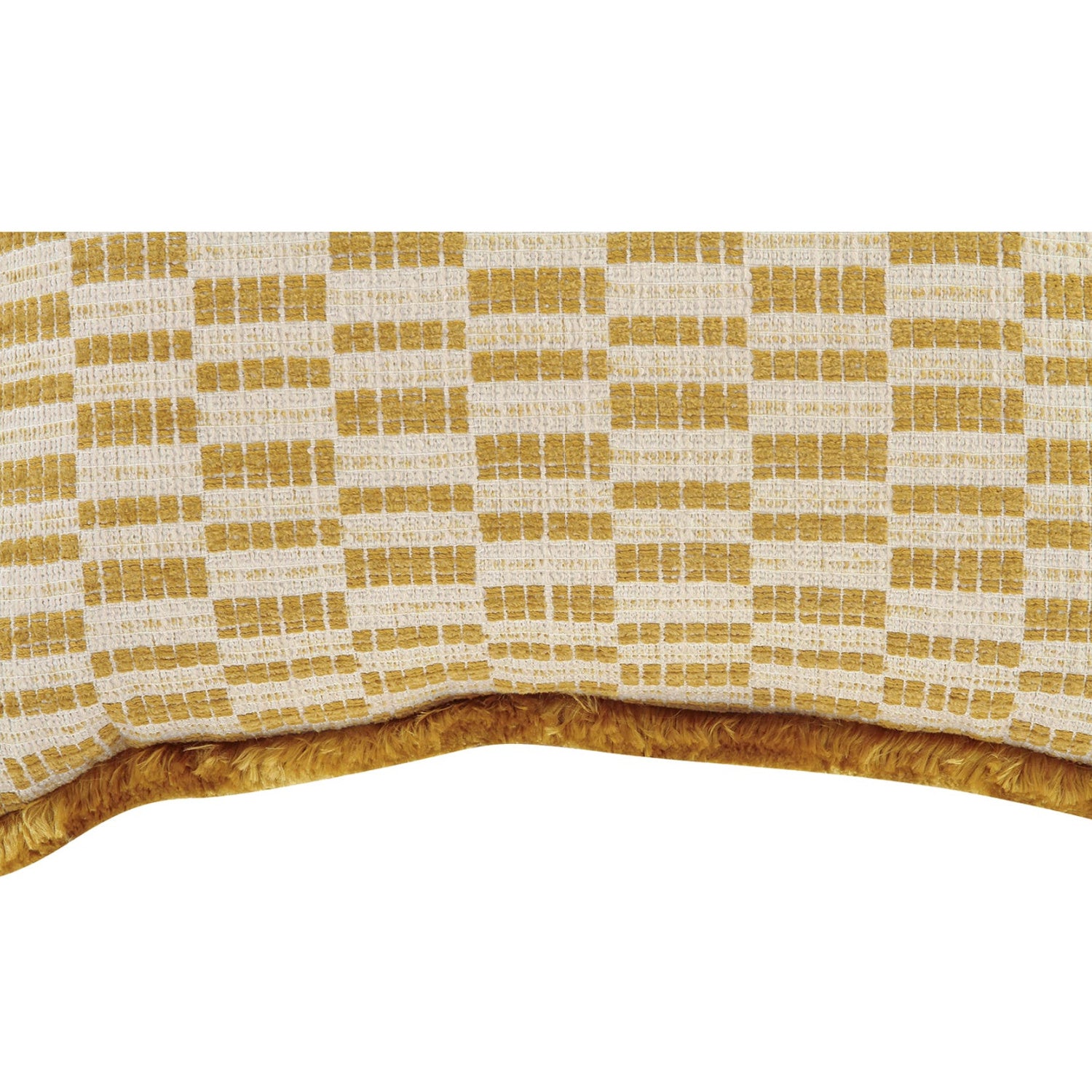 Modern European furniture - Geometric Print Fringed Cushion - www.oroa.com