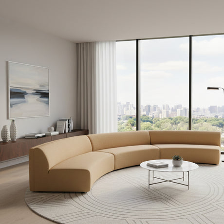 Concave 3-Piece Modular Sofa | Novi Living Naomi