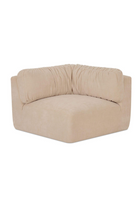 Modern European furniture - Chenille Corner Sofa - www.oroa.com