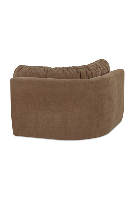 Modern European furniture - Chenille Corner Sofa - www.oroa.com