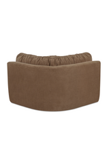 Modern European furniture - Chenille Corner Sofa - www.oroa.com
