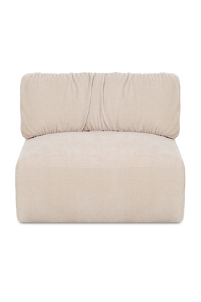Modern European furniture - Chenille Slipper Chair - www.oroa.com