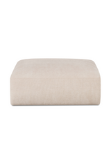 Modern European furniture - Chenille Square Ottoman - www.oroa.com