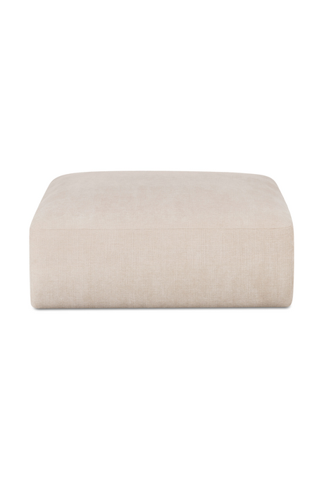 Chenille Square Ottoman | Novi Living Matina | Oroa.com