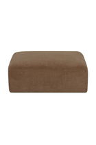 Modern European furniture - Chenille Square Ottoman - www.oroa.com