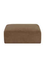 Modern European furniture - Chenille Square Ottoman - www.oroa.com