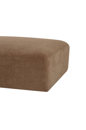 Chenille Square Ottoman | Novi Living Matina | Oroa.com