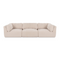 Modern European furniture - Chenille 3-Seater Sofa - www.oroa.com