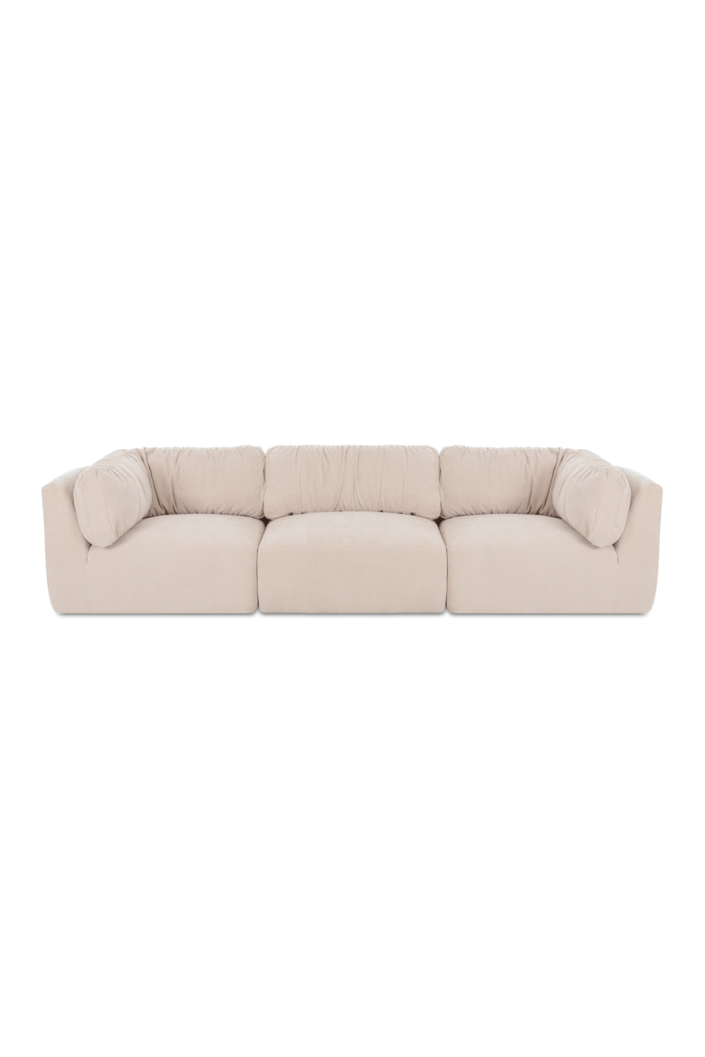 Chenille 3-Seater Sofa | Novi Living Matina | Oroa.com