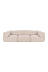 Modern European furniture - Chenille 3-Seater Sofa - www.oroa.com