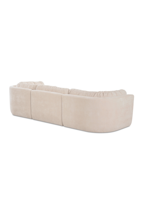 Modern European furniture - Chenille 3-Seater Sofa - www.oroa.com