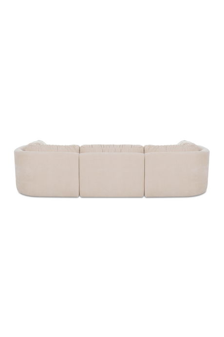 Modern European furniture - Chenille 3-Seater Sofa - www.oroa.com