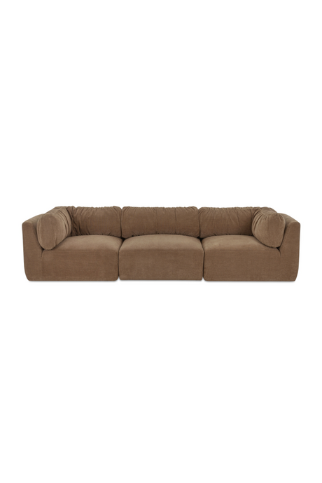 Modern European furniture - Chenille 3-Seater Sofa - www.oroa.com