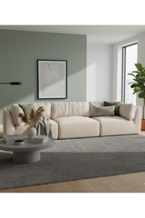 Modern European furniture - Chenille 3-Seater Sofa - www.oroa.com