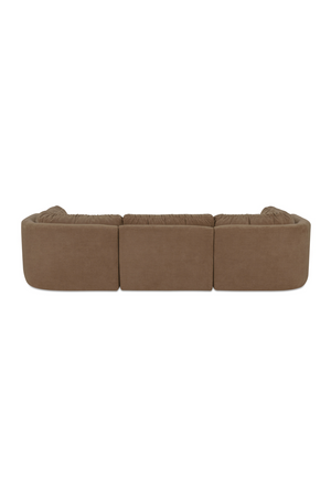 Chenille 3-Seater Sofa | Novi Living Matina | Oroa.com