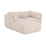 Modern European furniture - Chenille Sectional Corner Sofa - www.oroa.com