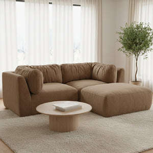   Modern European furniture - Chenille Sectional Corner Sofa - www.oroa.com | Oroa.com
