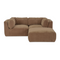 Modern European furniture - Chenille Sectional Corner Sofa - www.oroa.com