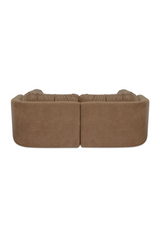 Modern European furniture - Chenille Sectional Corner Sofa - www.oroa.com
