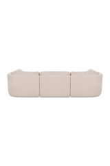 Modern European furniture - Chenille Lounge Modular Sofa - www.oroa.com