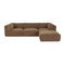 Modern European furniture - Chenille Lounge Modular Sofa - www.oroa.com