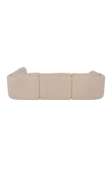 Modern European furniture - Chenille Modular Sofa - www.oroa.com